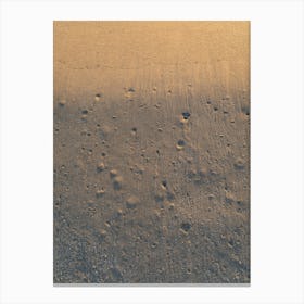 Abstract sand texture on the beach Canvas Print