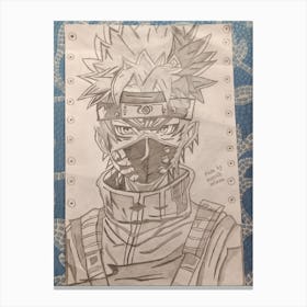 Naruto handmade image Canvas Print