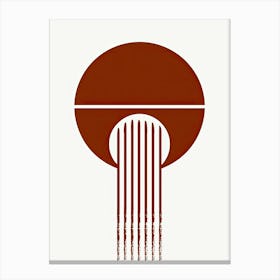 Luanda Modular Design Minimalist Bauhaus Canvas Print