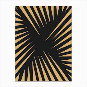 Abstract Sunburst Canvas Print