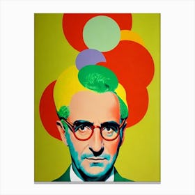 Stanley Tucci Colourful Pop Movies Art Movies Canvas Print