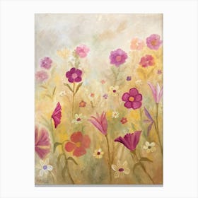 Flowers In The Mist Canvas Print