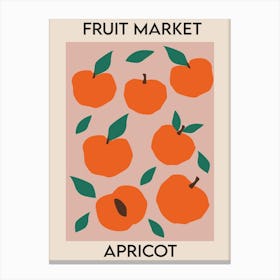 Fruit Market Apricot Canvas Print