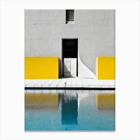 Yellow Blocks Canvas Print