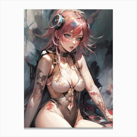 Sexy Anime Girl 4 Canvas Print