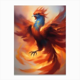 Fiery Phoenix 1 Canvas Print