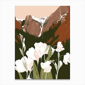 Yosemite Flowers Canvas Print