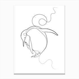 Dancing Penguin Canvas Print