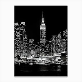 New York City At Night 8 Canvas Print