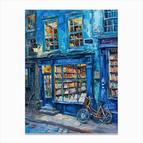 Edinburgh Book Nook Bookshop 3 Canvas Print