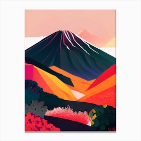 Timanfaya National Park Spain Pop MatisseII Canvas Print