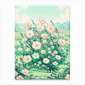 Field Of Flowers Canvas Print