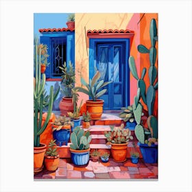 Cactus Garden - Bohemian Art 3 Canvas Print