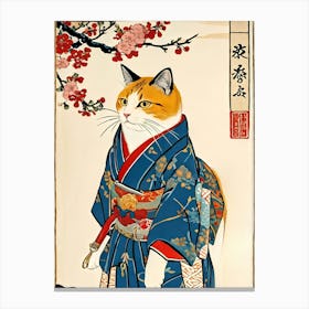 Japanese Cat 2 Canvas Print