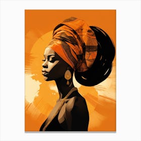 African Woman Portrait 8 Canvas Print