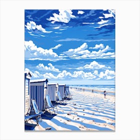 A Picture Of West Wittering Beach West Sussex 1 Canvas Print