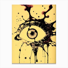 Visions of Ink: The Eye of Perception / I Put An Eye On You Series Lienzo