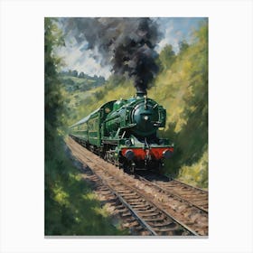 Steam Locomotive Canvas Print