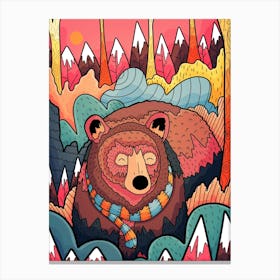 Winter Bear Canvas Print