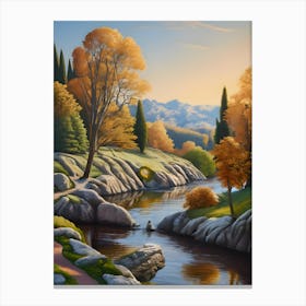 Autumn In The Valley Canvas Print