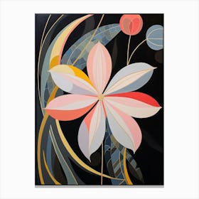 Daisy 4 Hilma Af Klint Inspired Flower Illustration Canvas Print