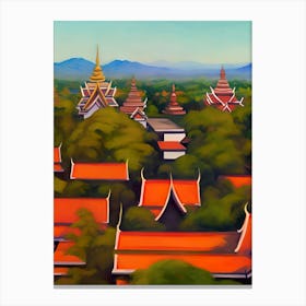 Myanmar City Canvas Print