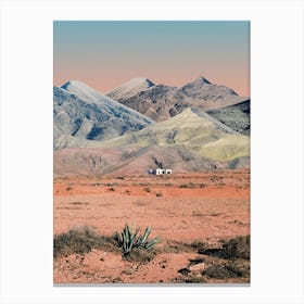 Dream House In The Desert Canvas Print