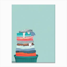 Laundry Basket 7 Canvas Print