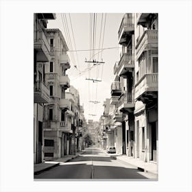 Athens, Greece, Photography In Black And White 3 Canvas Print