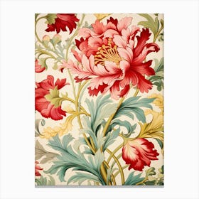 Floral Wallpaper 365 Canvas Print