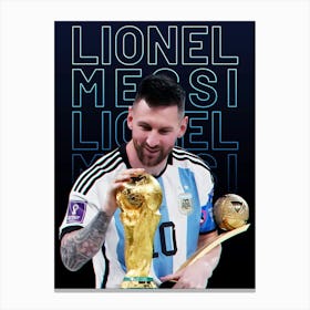 Lionel Messi 17 Canvas Print