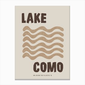 Lake Como 4 Canvas Print