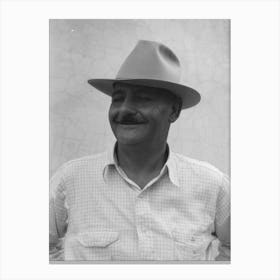 Untitled Photo, Possibly Related To Juan Candelaria, Owner Of Several Thousand Acres Of Land Near Concho, Arizona Canvas Print