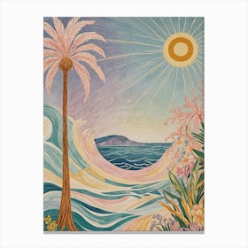 Tropical Sun And Sea Canvas Print