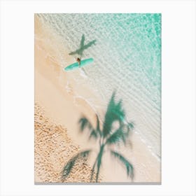 Aerial Beach Photography Canvas Print