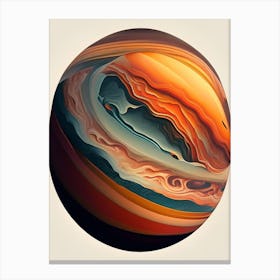 Jupiter Comic Space Space Canvas Print