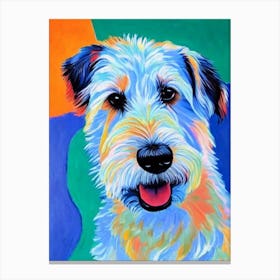 Australian Terrier 2 Fauvist Style dog Canvas Print