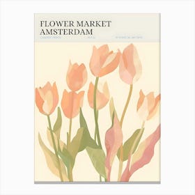 Flower Market Amsterdam 2 Canvas Print