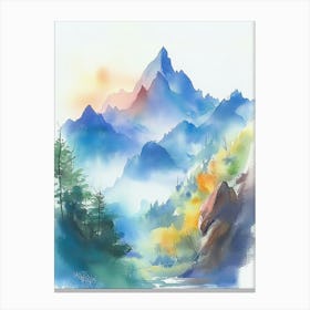 The Mountains Canvas Print