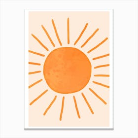 Sun Bohemian Canvas Print