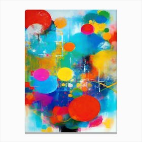 Abstract happy life Canvas Print