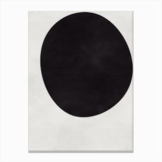 Concept Black White 4 Canvas Print