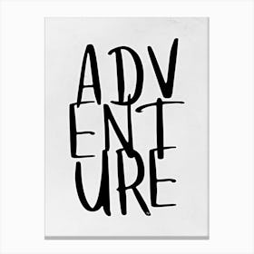 Adventure Travel Quote Canvas Print