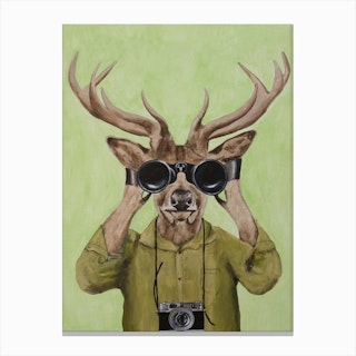 Deer Hunter Canvas Print