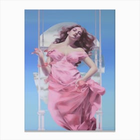 Aphrodite Surreal Mythical Painting Canvas Print
