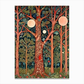 William Morris Tree In The Forest Canvas Print