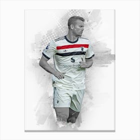 Matthijs De Ligt Drawing 1 Canvas Print