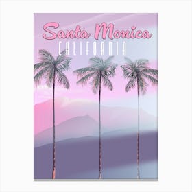 Santa Monica California Canvas Print