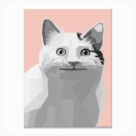 Cat Portrait Canvas Print