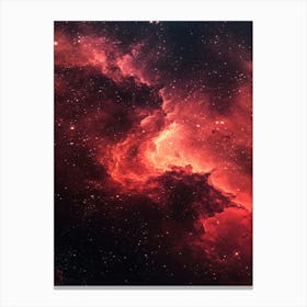 Red Nebula 7 Canvas Print